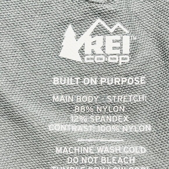 REI Co-Op Women Outdoor Hiking Pants Size 16 Stretch Nylon Gray Adjustable Ankle - Picture 8 of 12